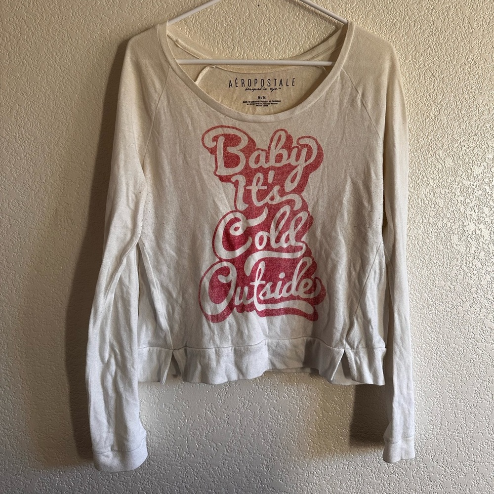Aeropostale ‘Baby It’s Cold Outside’ long sleeve shirt